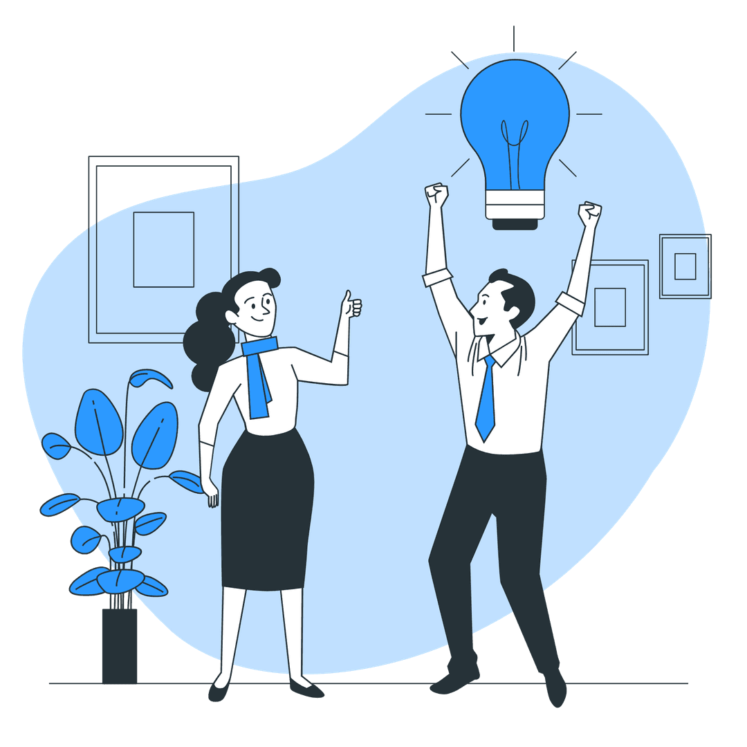 Vision illustration symbolizing innovation and digital growth at S&F Nexus